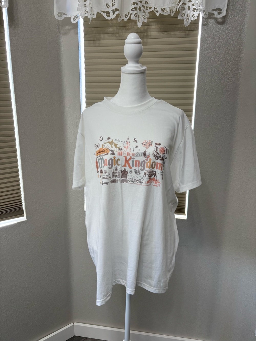 White 'Magic Kingdom' Graphic Tee